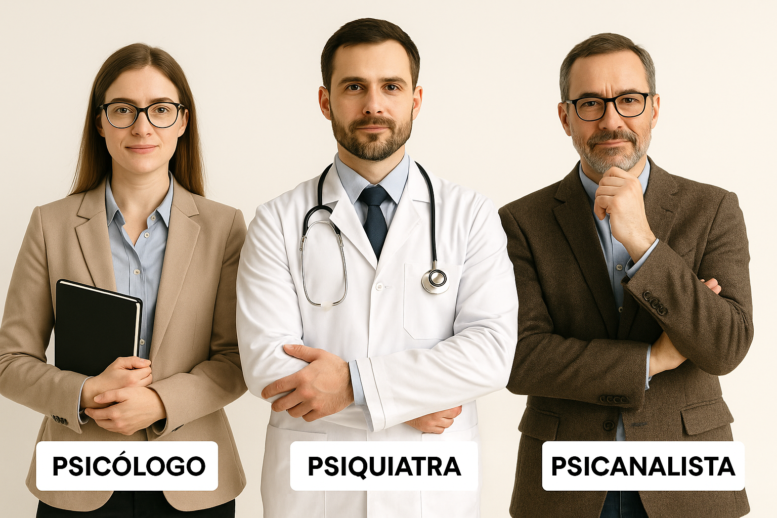 Qual a diferença entre psicólogo, psiquiatra e psicanalista?