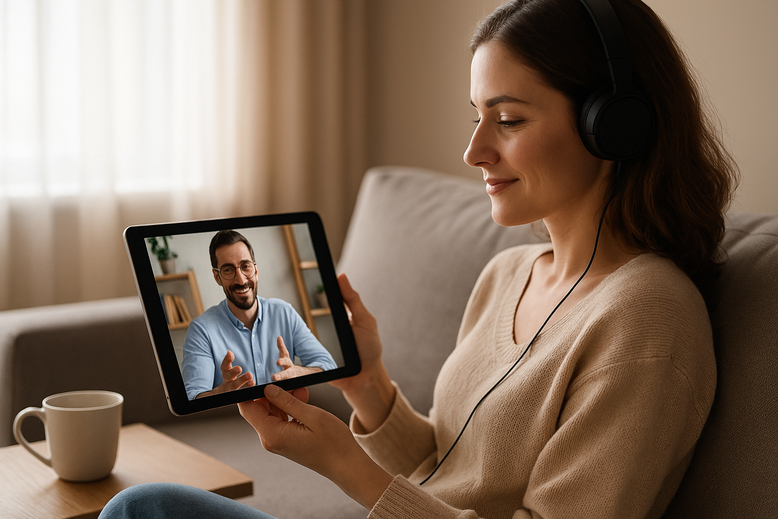 Psicoterapia para ansiedade: Como funciona a terapia online? Vantagens e cuidados