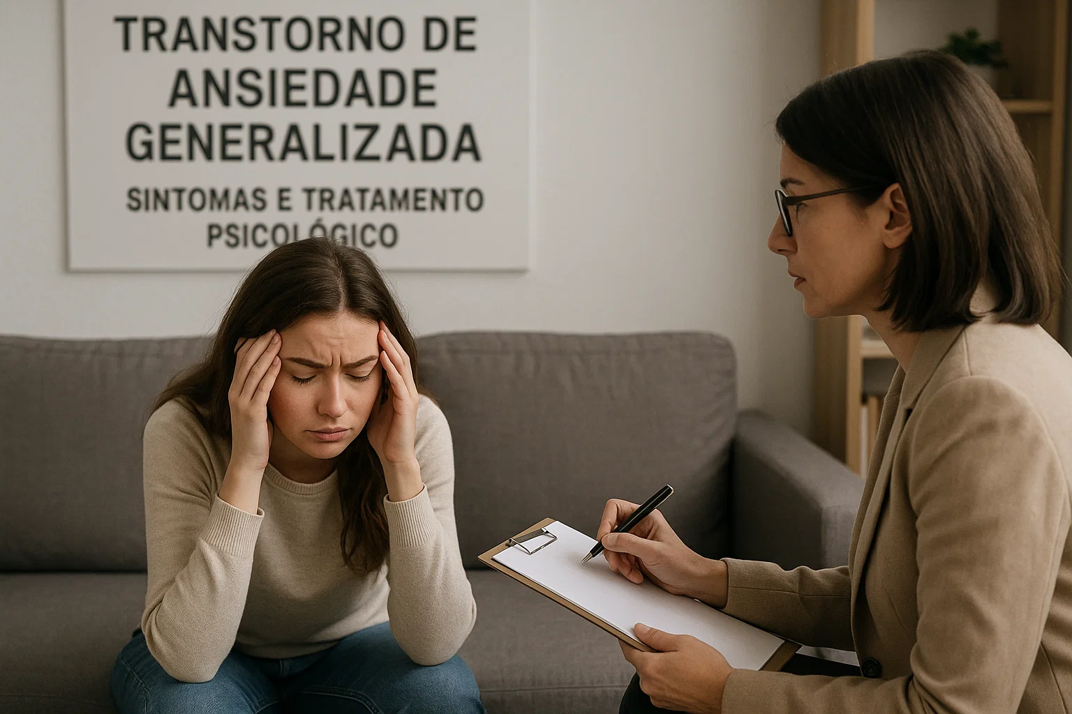 Transtorno de Ansiedade Generalizada: sintomas e tratamento psicológico