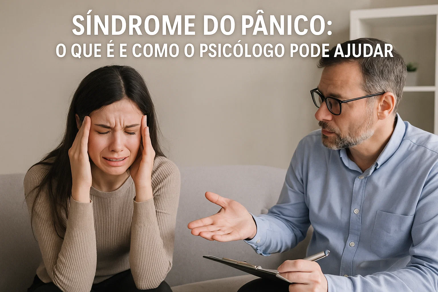 Síndrome do pânico: o que é e como o psicólogo pode ajudar