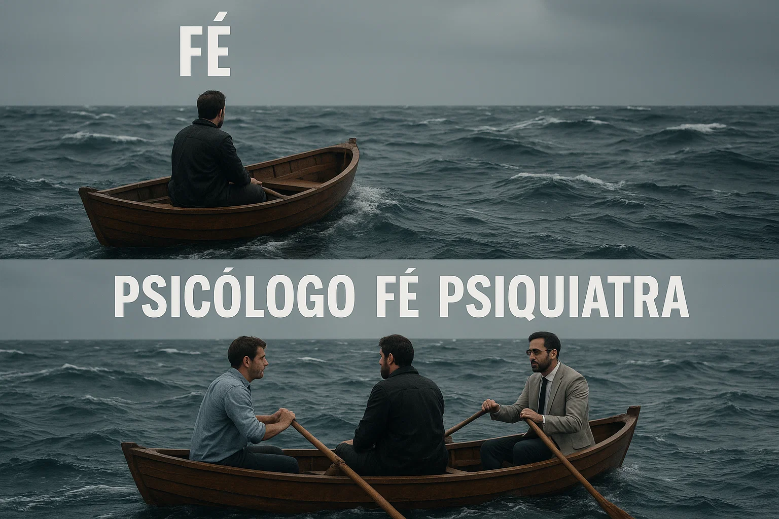 Fé, Psicologia e Psiquiatria: três remos para atravessar as tempestades da alma