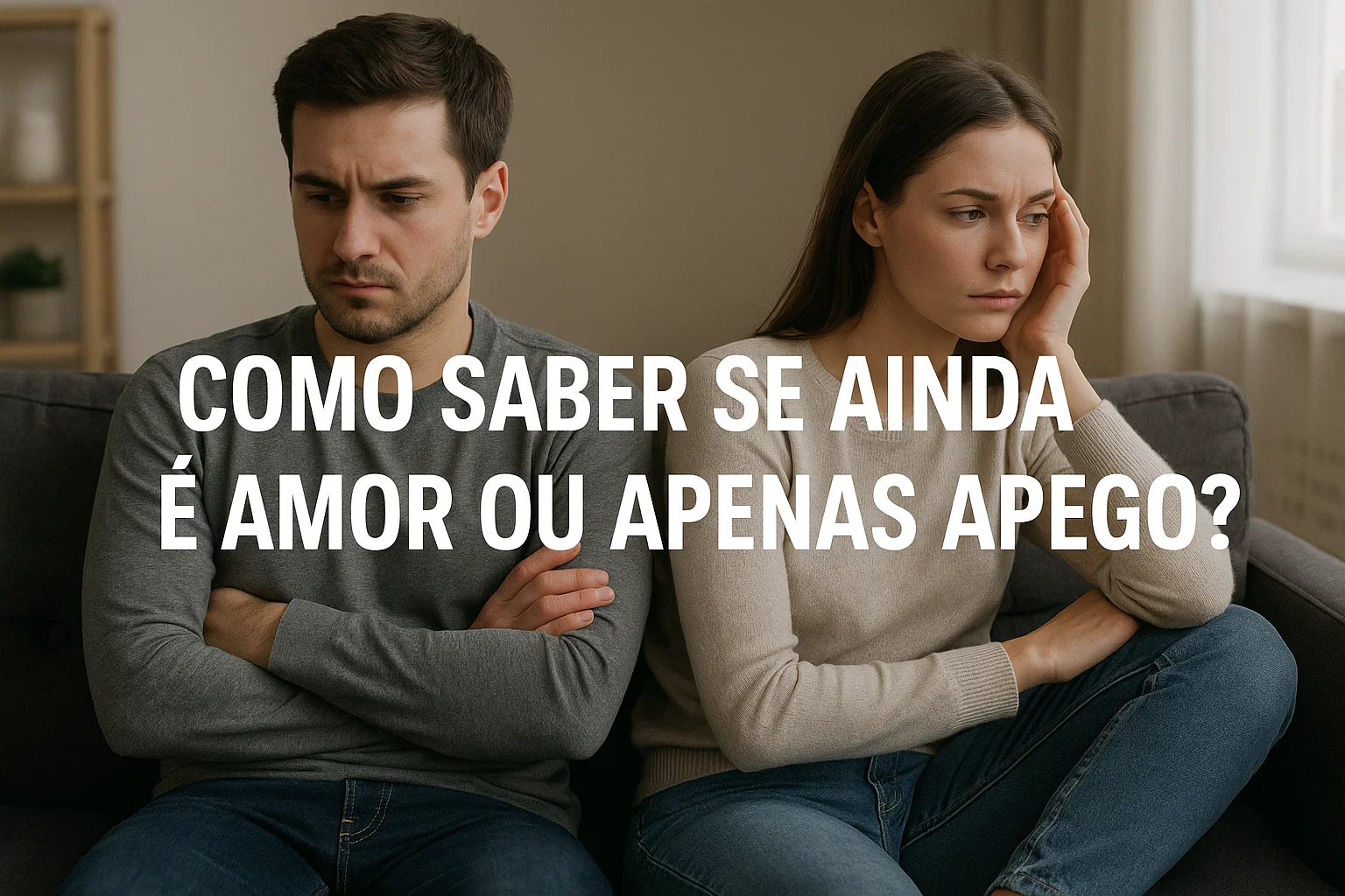 Como saber se ainda é amor ou apenas apego?