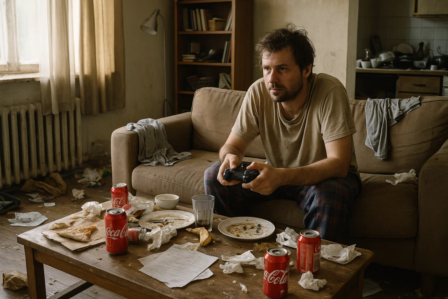 O que significa quando alguém não limpa a casa com muita frequência?