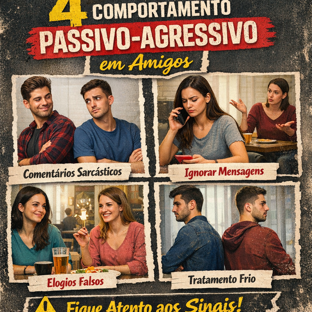 4 Sinais de Comportamento Passivo-Agressivo em Amigos